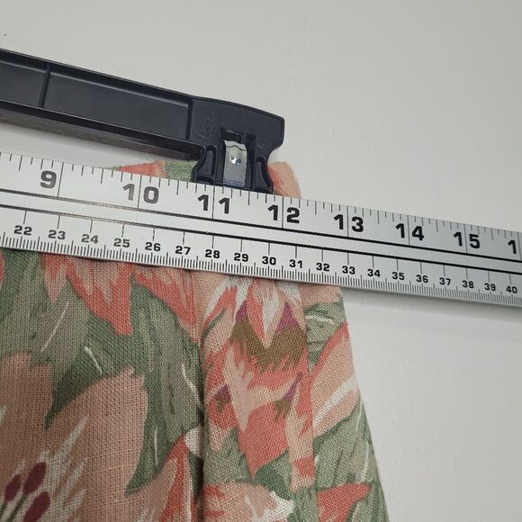 Vintage Liberty House Hawaiian pastel muted floral maxi cottagecore skirt - Picture 5 of 7